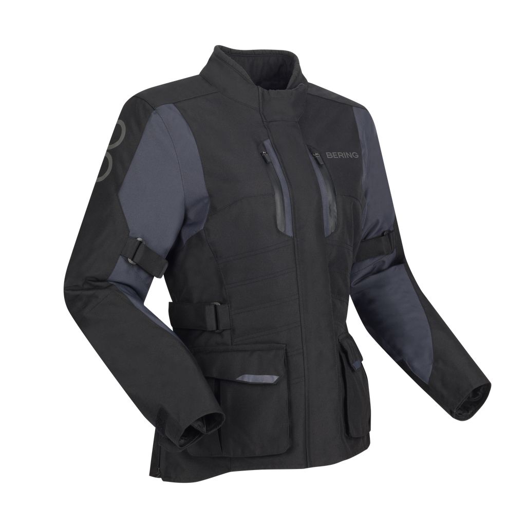 [BTV868T6] Bering Jacket LADY SIBERIA Black/Grey (T6)
