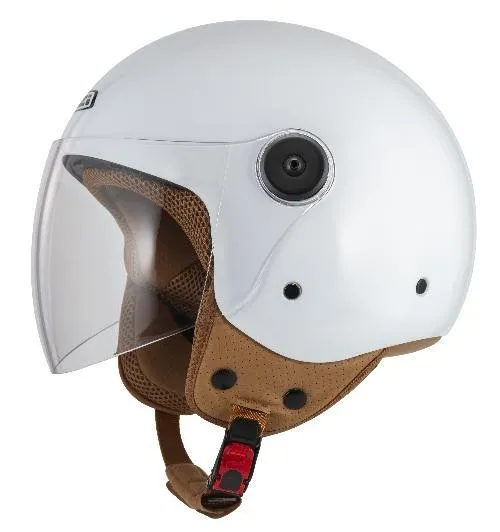 Casco Jet NZI Magma blanco brillo (XS)
