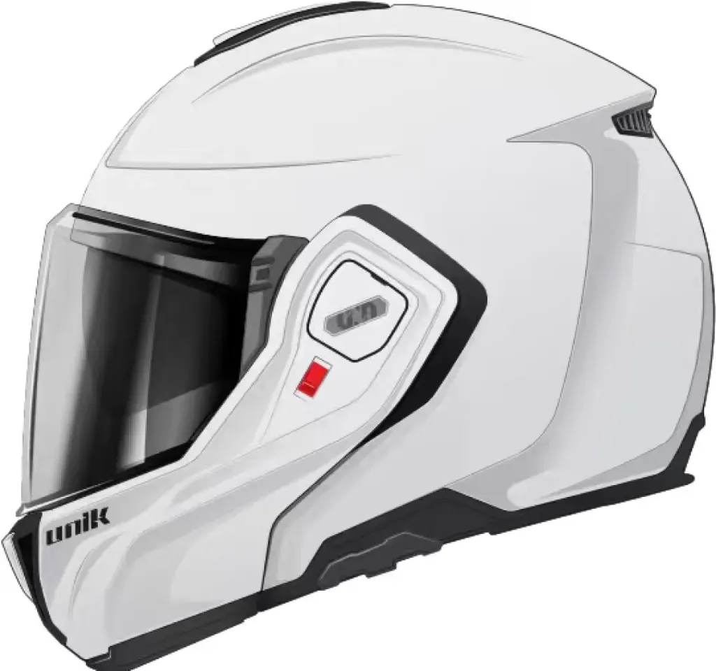 Casco Convertible Unik Spectrum DV blanco brillo (XS)