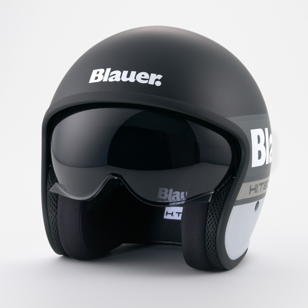 Casco Jet Blauer Pilot 4.0 Negro Mate Blanco
