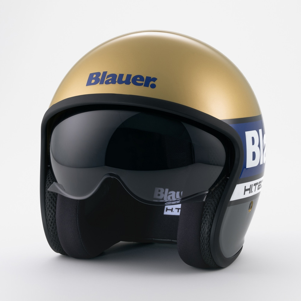 [12CBKHU01777H01H0901] Casco Jet Blauer Pilot 4.0 Oro Azul Gris (XS)