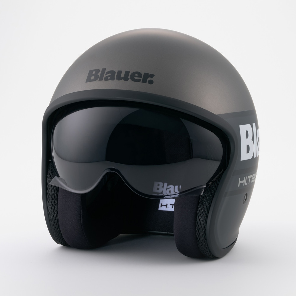 [12CBKHU01777H01H6901] Casco Jet Blauer Pilot 4.0 Titanio Mate (XS)