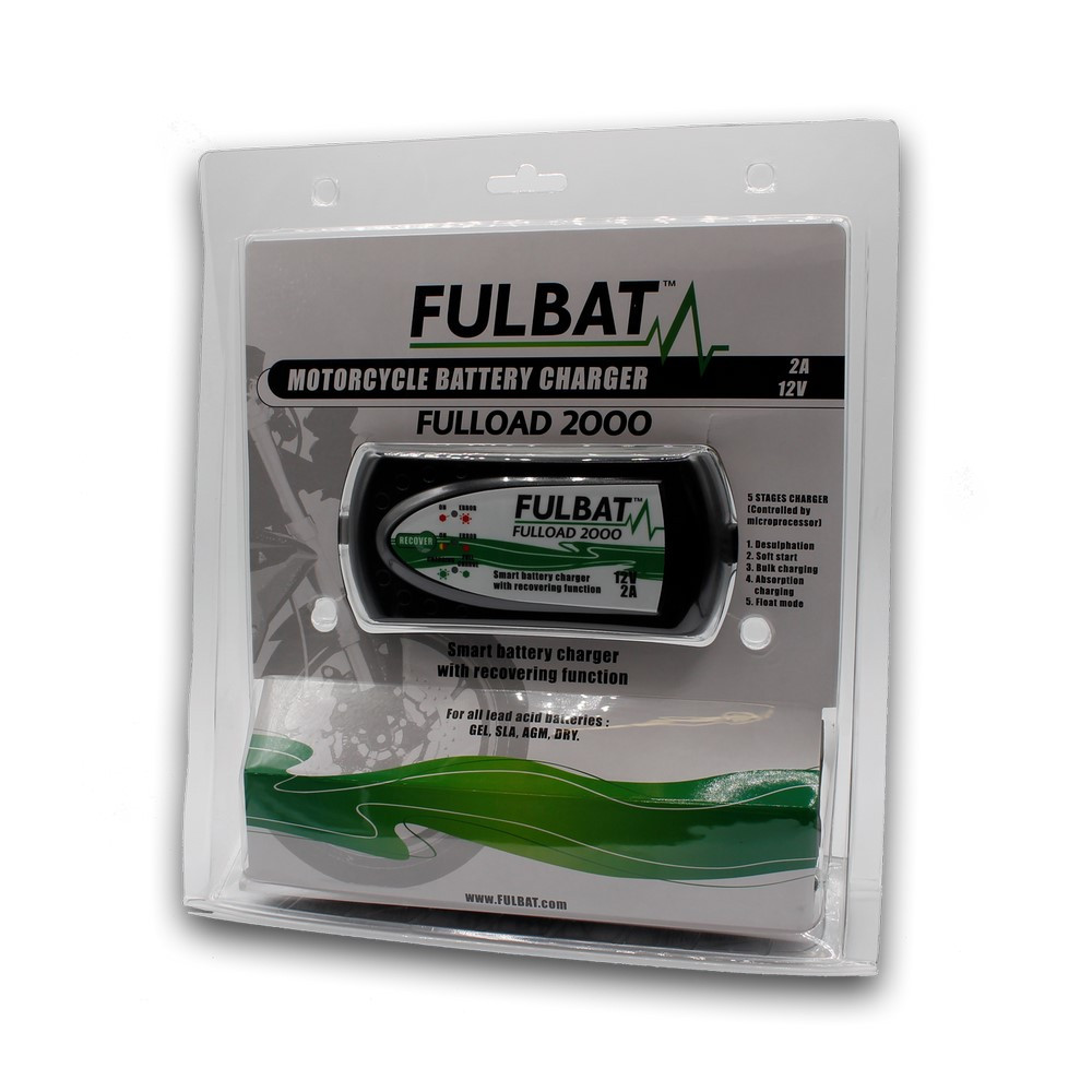 [750501] Cargador de Batería Fulbat Fullload 2000 12V 2A