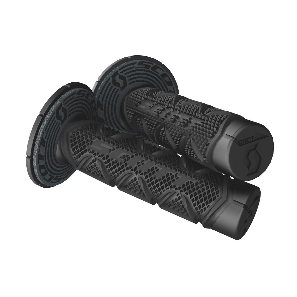 [SC2196260001] Puños para Moto Scott Diamond con Donut Negro