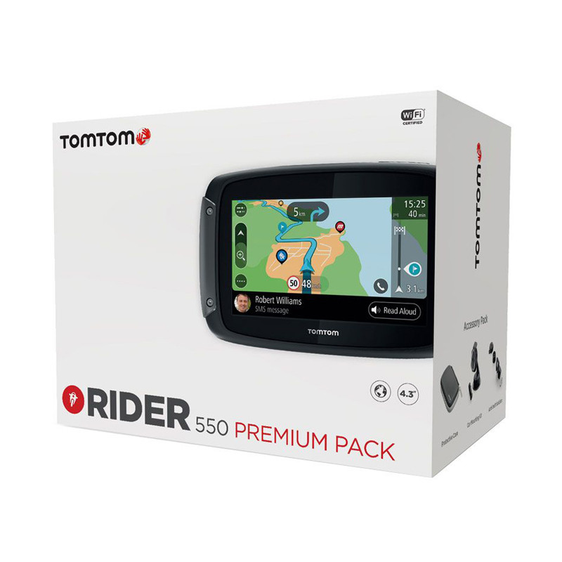 Navegador GPS para Moto TomTom Rider 550 World Premium Pack