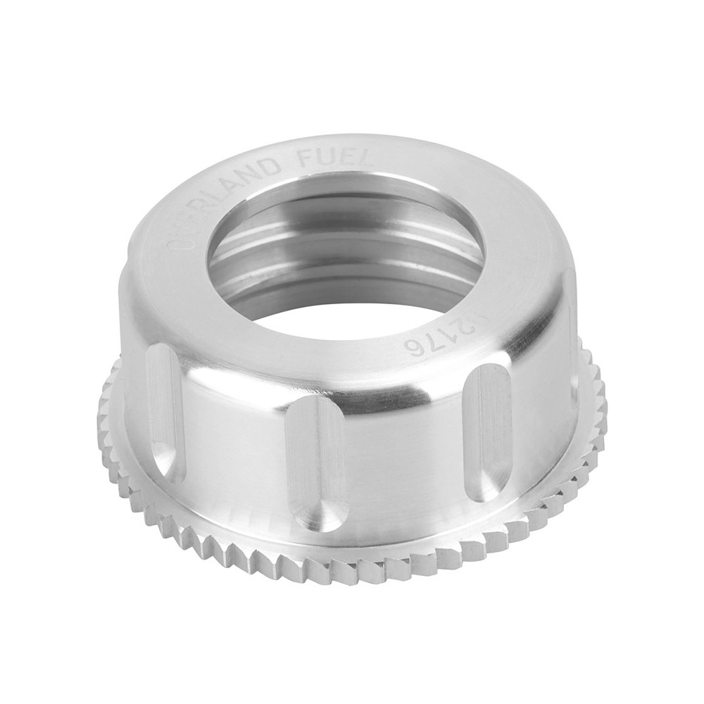 Tapón de Recambio Aluminio CNC para Bidón Overland Fuel Plata