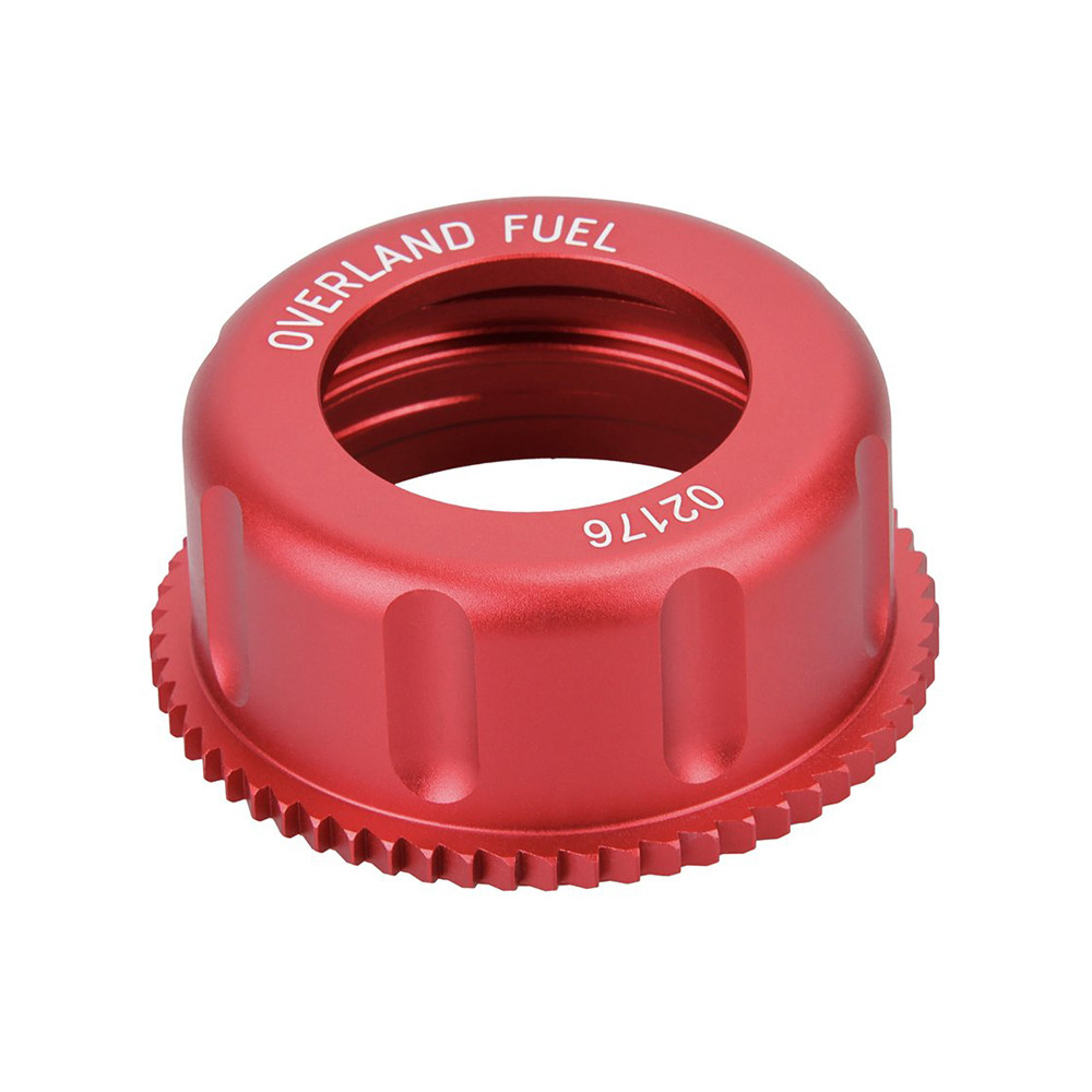 [OFP-02176-R] Tapón de Recambio Aluminio CNC para Bidón Overland Fuel Rojo