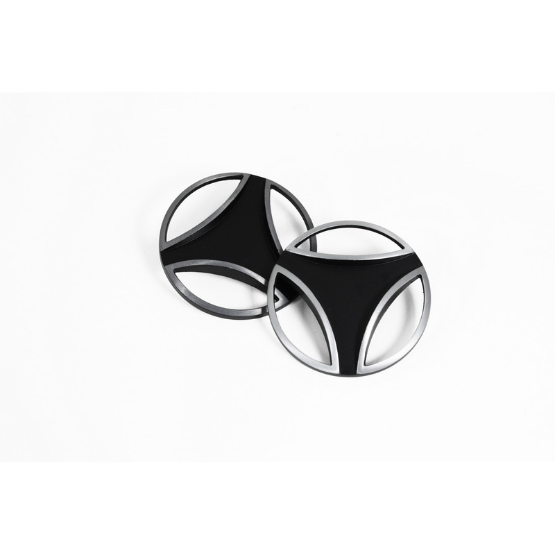 Tornillos Laterales Logo para Casco Momo FGTR EVO Negro / Gris