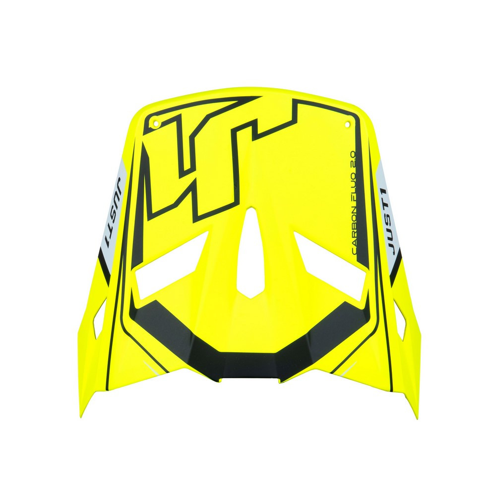 [669001029400500] Recambio Visera JUST1 J-22 Carbon Flúor Amarillo Fluor / Negro