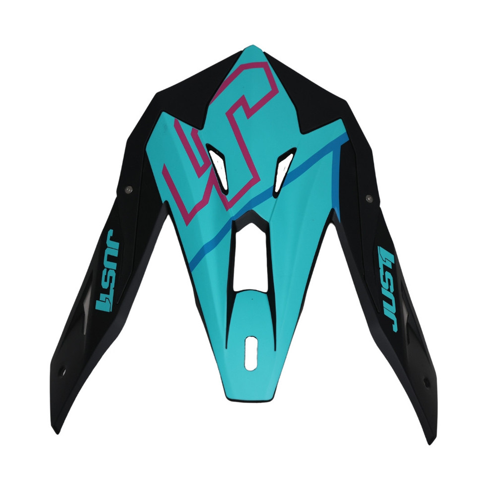 Recambio JUST1 Visera J-39 Thruster Negro / Azul / Fuxia