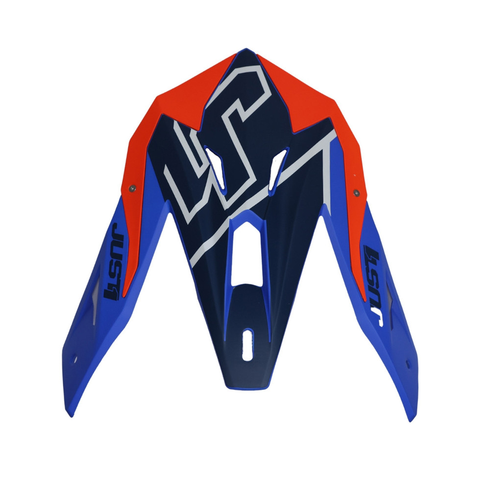 [669004025100700] Recambio JUST1 Visera J-39 Thruster Azul / Naranja / Blanco