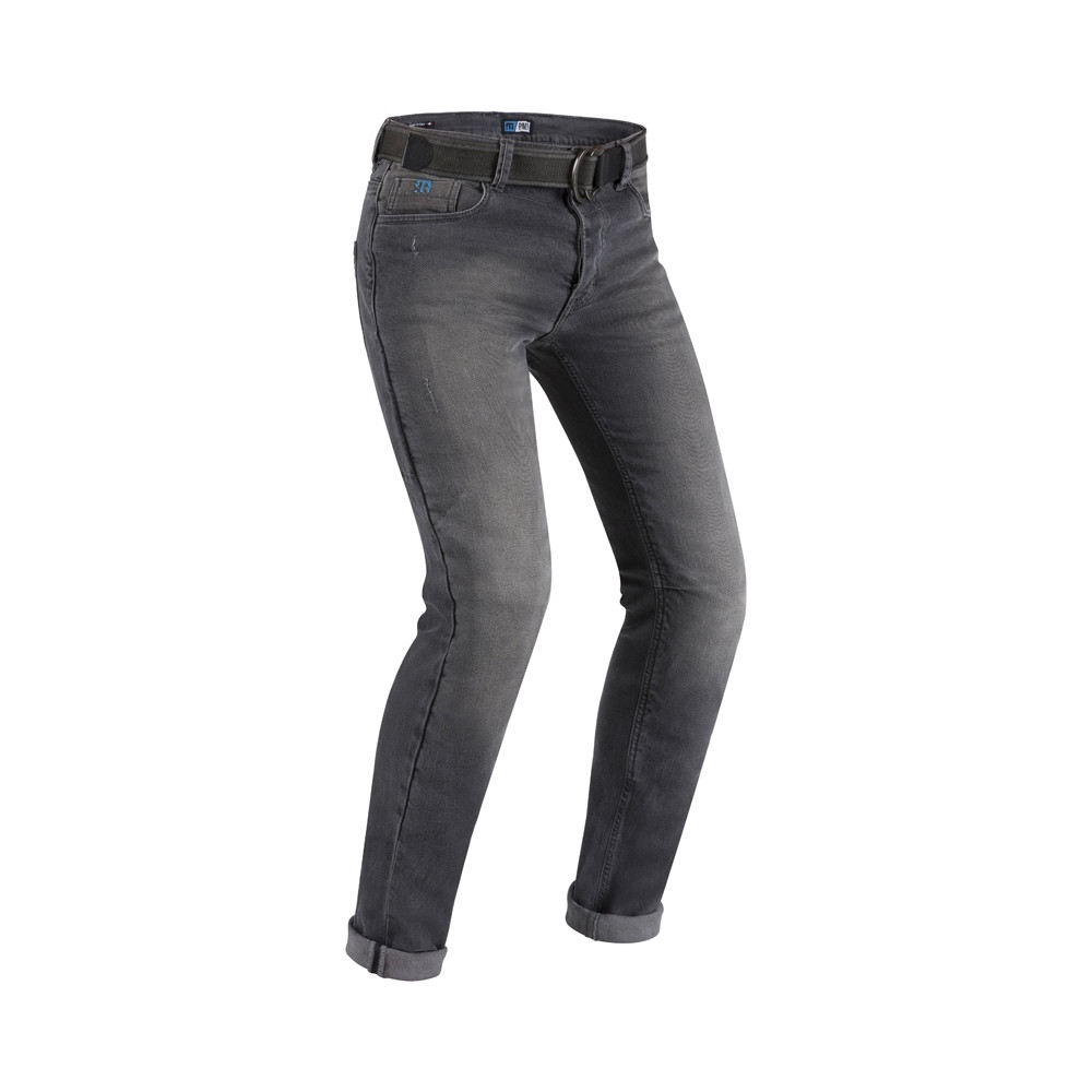 Pantalon Vaquero PMJ Cafe Racer Gris