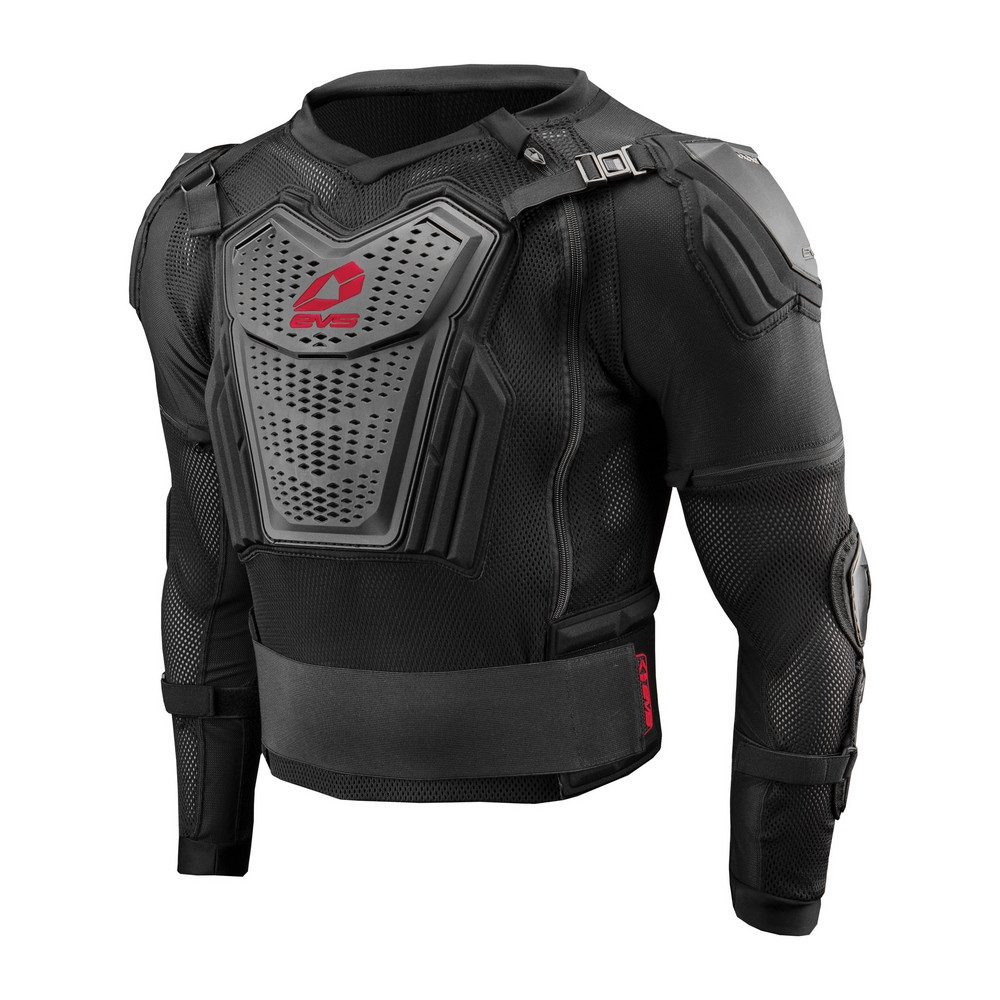 [CS20BKRS] Peto EVS Comp Suit Negro Rojo (S)