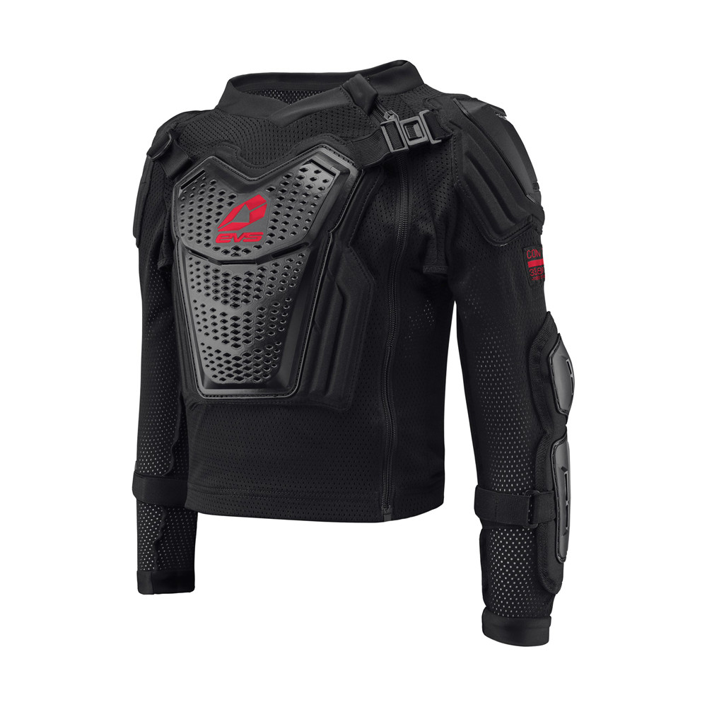 [CS20BKRYS] Peto EVS Comp Suit Youth Negro Rojo (S)