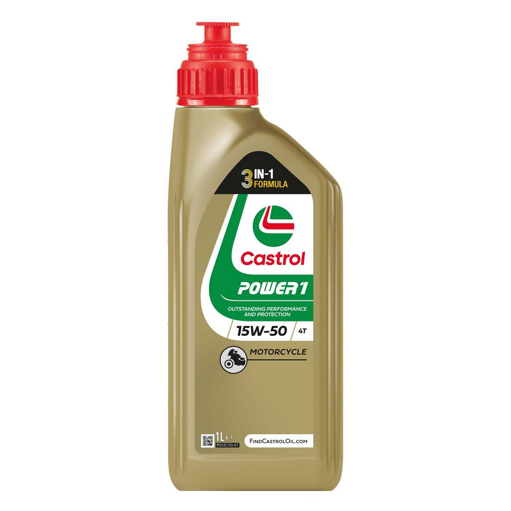 Lubricante Motor Castrol POWER1 4T 15W-50 1L