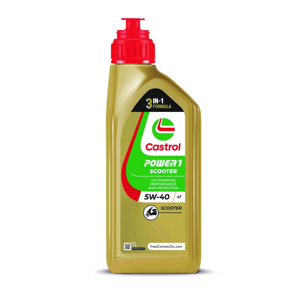 Lubricante Motor Castrol POWER1 Scooter 4T 5W-40 1L