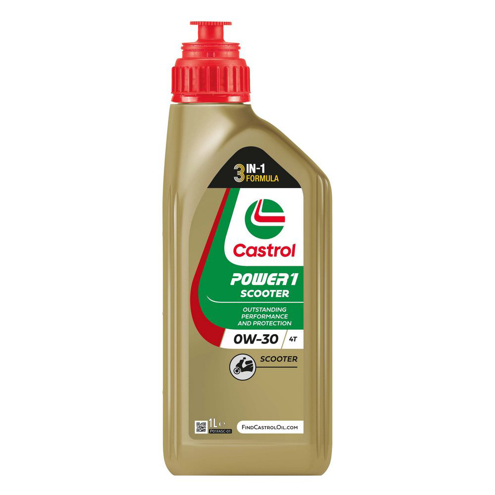 Lubricante Motor Castrol POWER1 Scooter 4T 0W-30 1L
