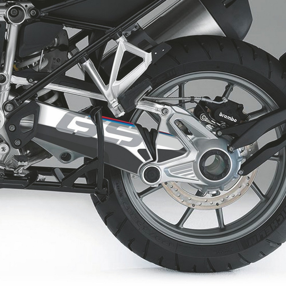 [K46600] Protector Adhesivo Uniracing Basculante BMW R1200GS/A 13-18 / R1250GS/A 19-21 Blanco