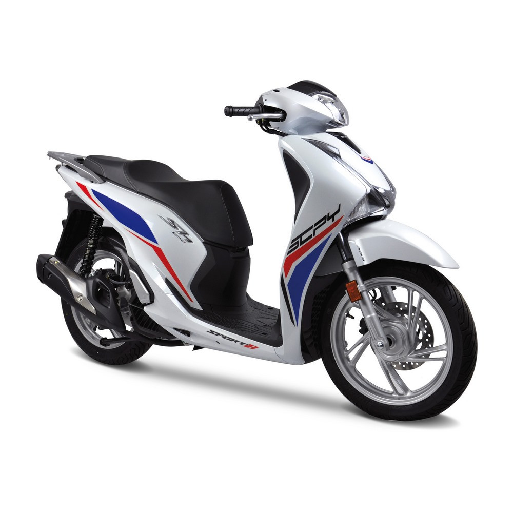 Protector Adhesivo Uniracing Honda Sh 125 17-19 Blanco