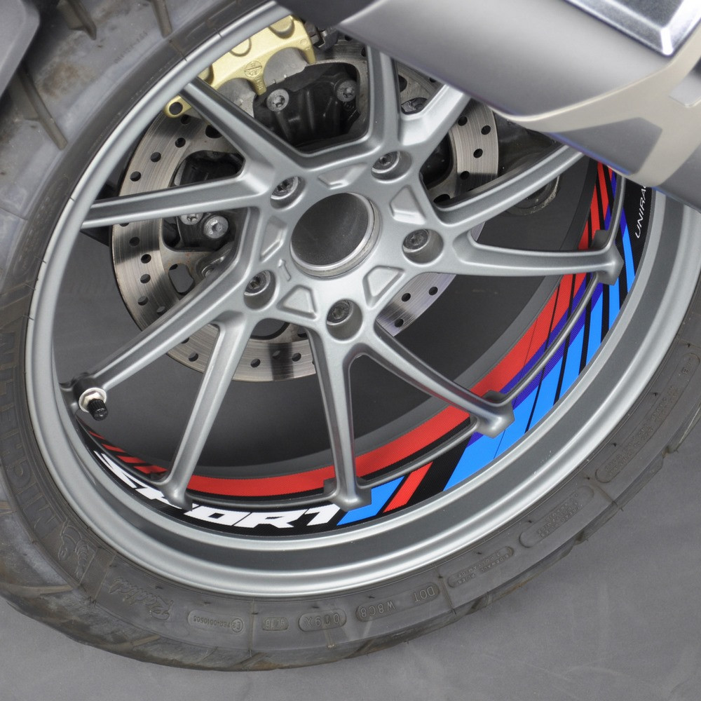Protector Adhesivo Uniracing Llantas BMW R1200GS 11-18 / R1250GS 19-21 Negro / Sport