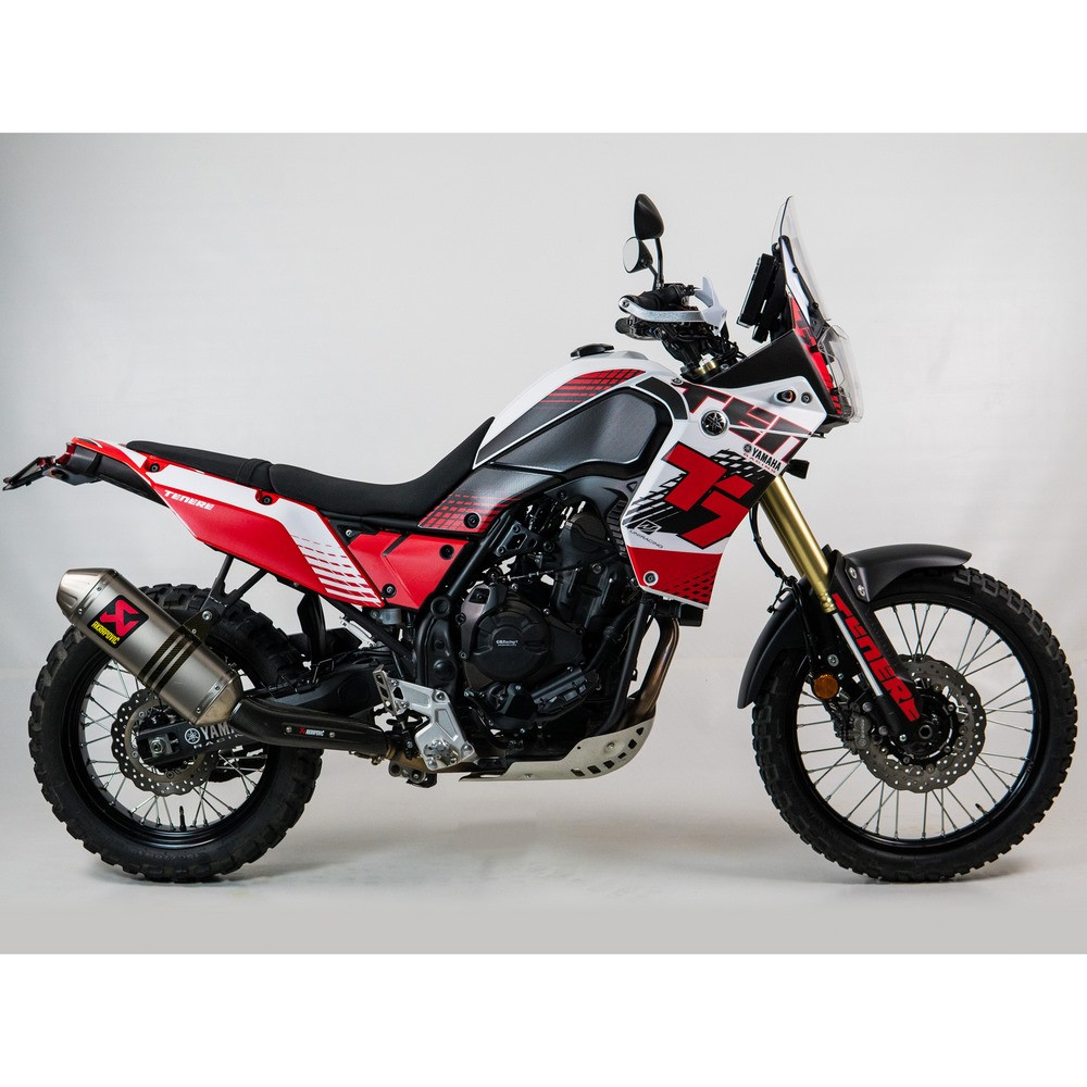Protector Adhesivo Uniracing Yamaha Tenere 700 19-21 Adventure / Blanco