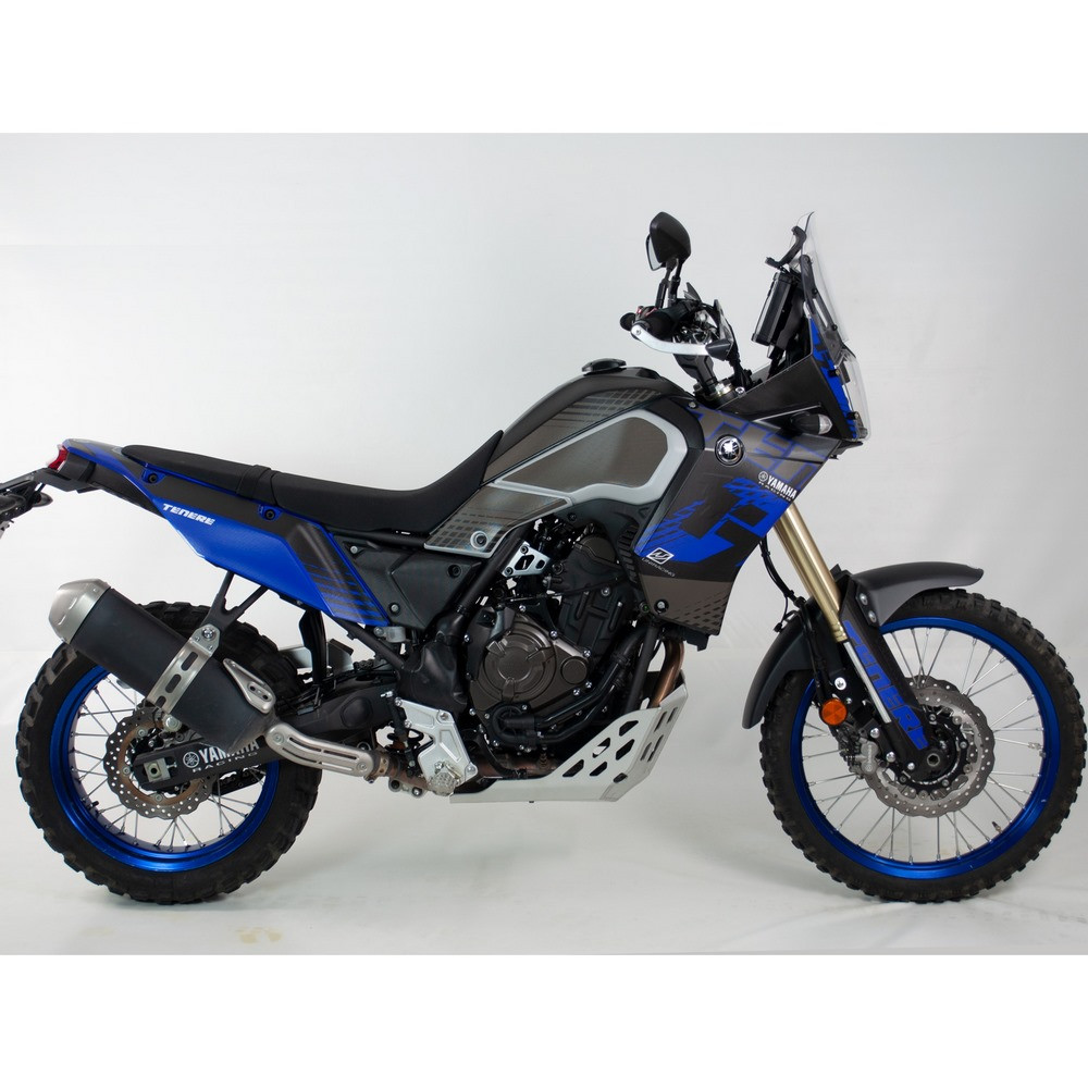 [K49371] Protector Adhesivo Uniracing Yamaha Tenere 700 19-21 Adventure / Azul