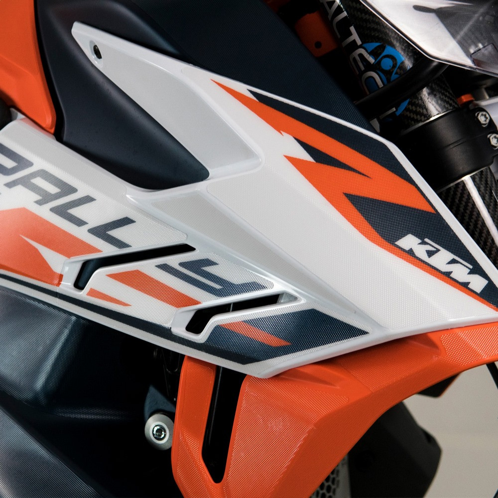 Protector Adhesivo Uniracing Lateral KTM 890 Adventure R Rally 20-21 Transparente