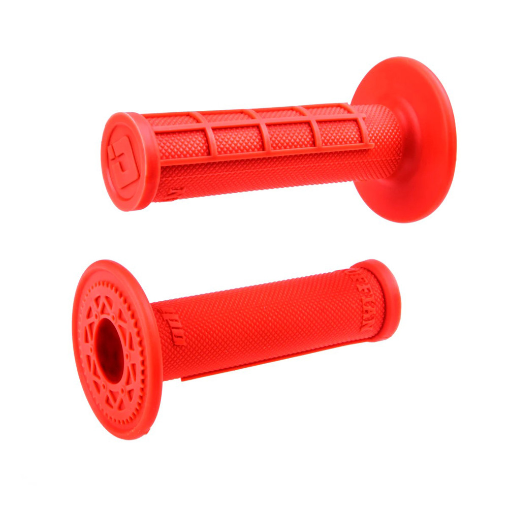 [H01RFFO] Puños ODI MX Half-Waffle Single Ply Naranja Fluor