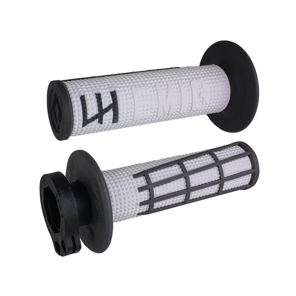 [H36E2WH] Puños ODI Emig 2.0 V2 Lock-On Blanco / Grafito