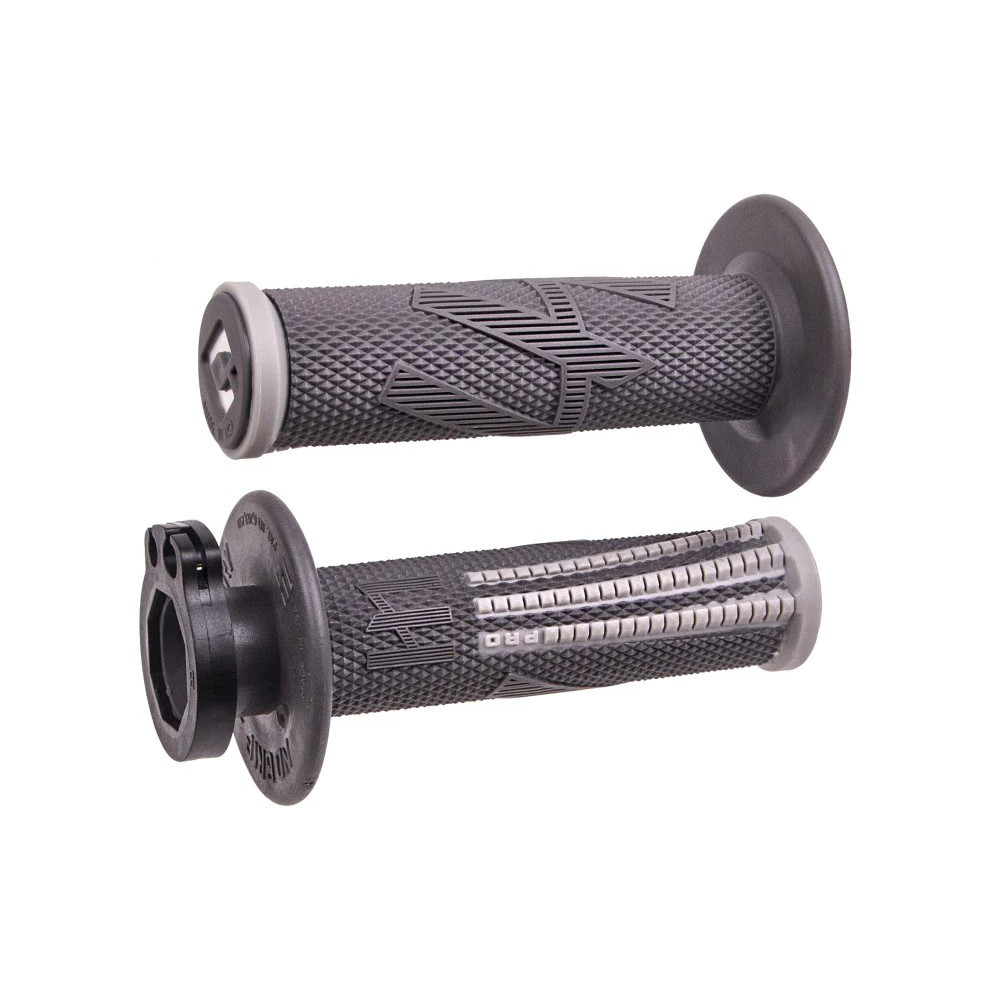 Puños ODI Emig Pro V2 Lock-On Grafito / Gris