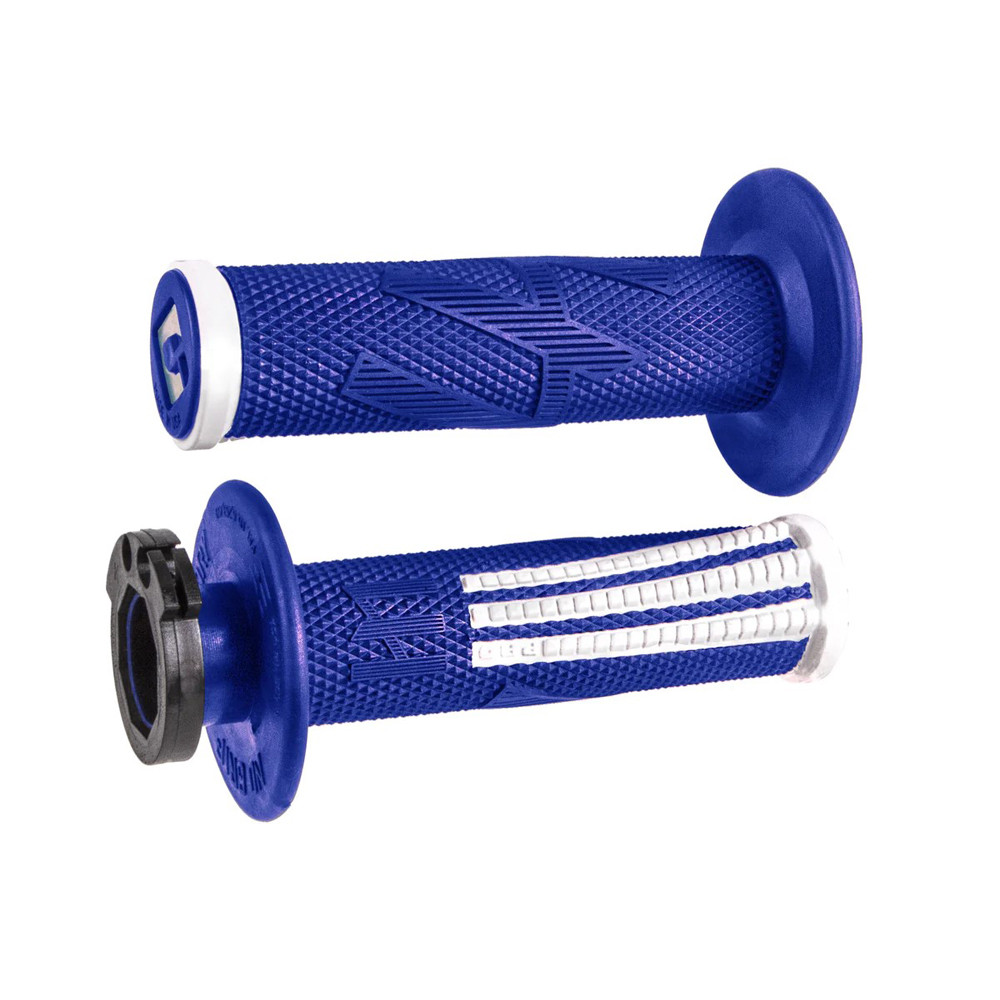 [H36EPUW] Puños ODI Emig Pro V2 Lock-On Azul / Blanco