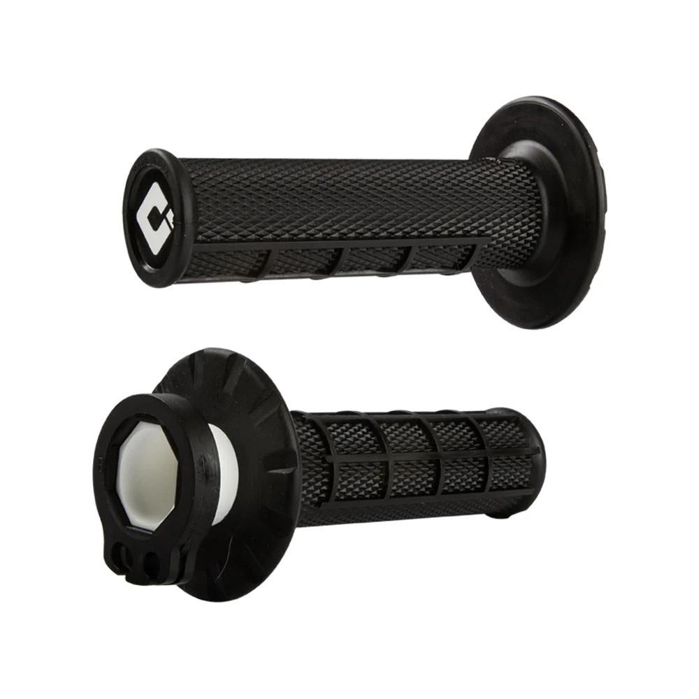 Puños ODI MX V2 Lock-On Half-Waffle Negro