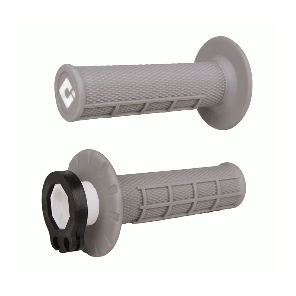 [H36HWG] Puños ODI MX V2 Lock-On Half-Waffle Gris