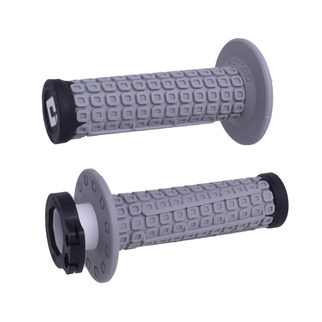 Puños ODI Nomad D3O Lock-On Off Road Gris / Negro / Negro
