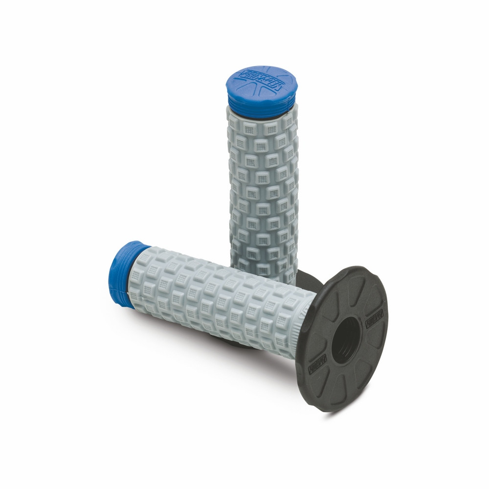 [024852] Puños Protaper Pillow Top MX Negro / Azul