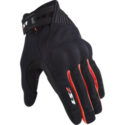 Guantes Hombre LS2 DART 2 Negro Rojo