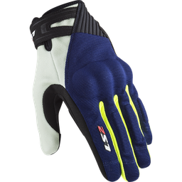 Guantes Hombre LS2 DART 2 H-V Azul Amarillo
