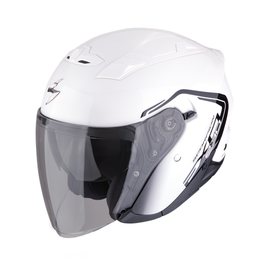 Casco Scorpion Jet Exo-230 Cit-E Blanco-Negro