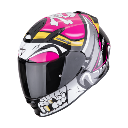 Casco Scorpion Integral Exo-491 Pirate Rosa