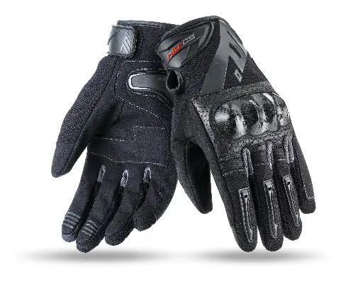 Guante Seventy Degrees Sd-N14 Verano Naked Hombre Negro/Gris