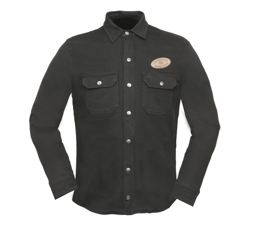 [086770 10] Modeka Overshirt Oliwer Black