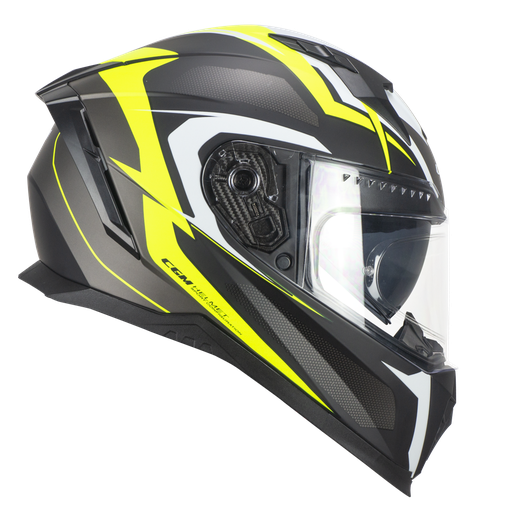 Casco integral CGM 311G BLAST SPORT Negro Amarillo fluorescente mate