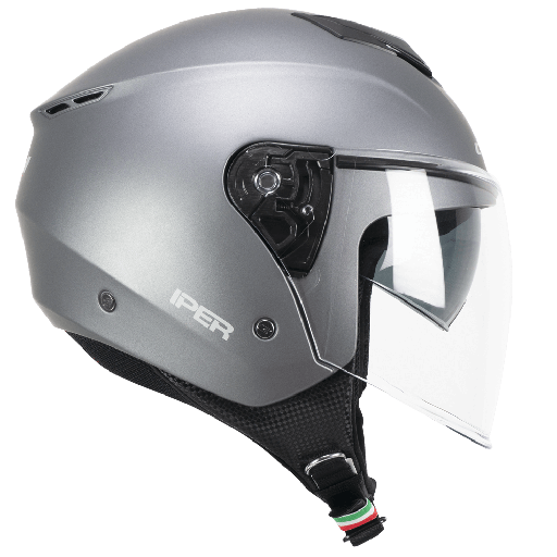 Casco jet CGM 126A IPER MONO Antracita satinado