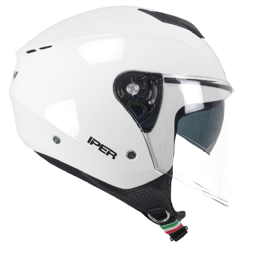 Casco jet CGM 126A IPER MONO Blanco