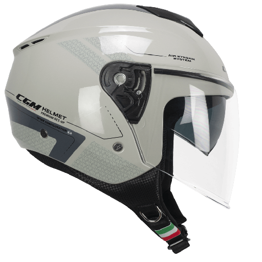 Casco jet CGM 126G IPER CITY Gris Gris