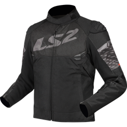 LS2 APEX LADY JACKET BLACK DARK GREY