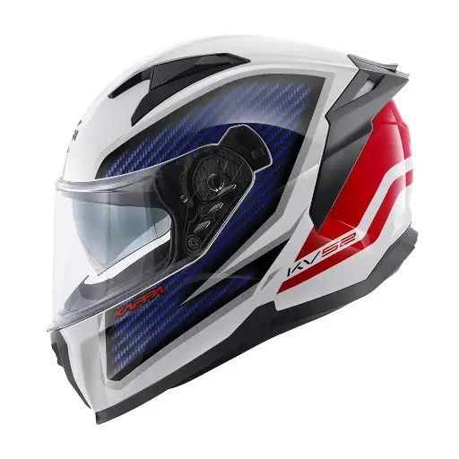 Casco Integral Kappa KV52 Kronos azul y rojo