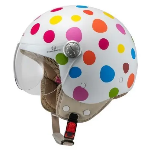 Casco Jet Nzi Pasarela lunar multicolor mate