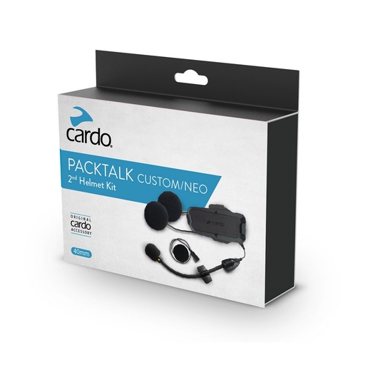 [ACC00015] CARDO KIT AUDIO HD PACKTALK NEO / CUSTOM PARA SEGUNDO CASCO
