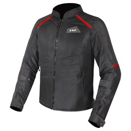 LS2 Breeze Man Jacket Black Red